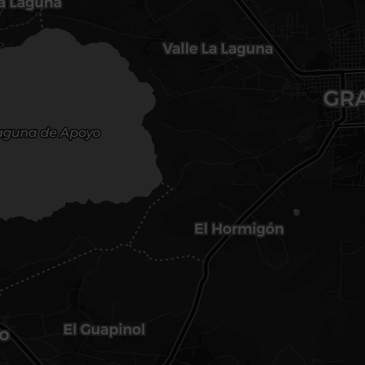 Kaart van Laguna De Apoyo