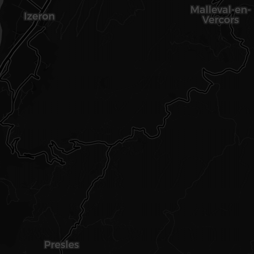 Kaart van Grottes De Choranche
