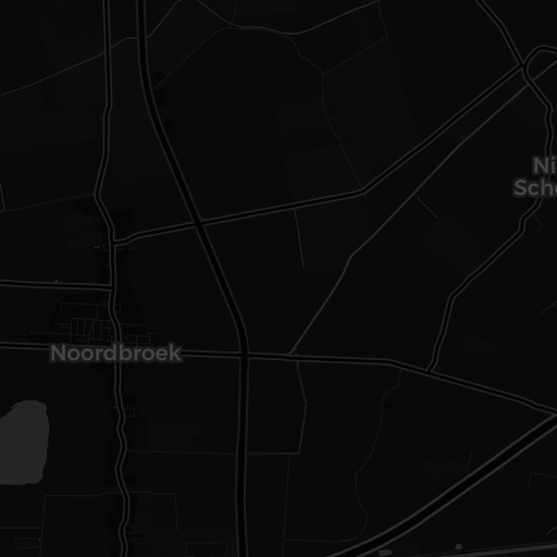 Kaart van Botjes Zandgat