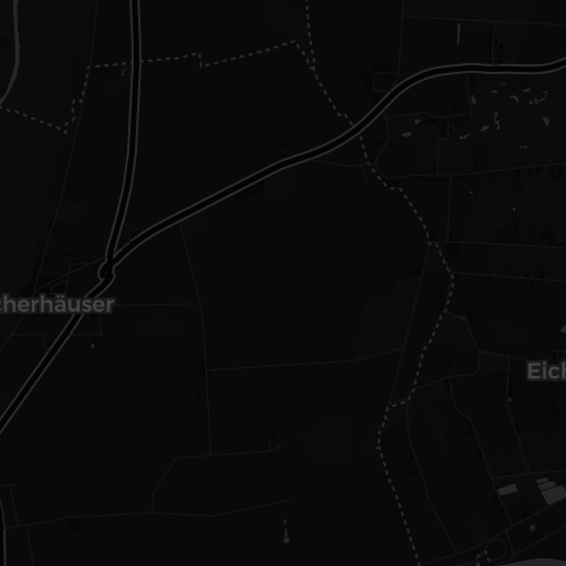 Kaart van Echinger Weiher