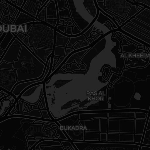 Kaart van Deep Dive Dubai