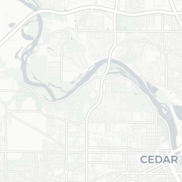 Map of pickleball courts in Cedar Rapids