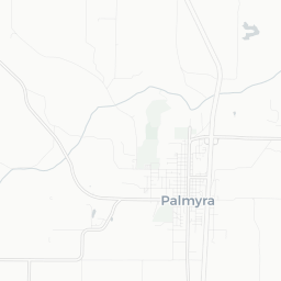 Map of pickleball courts in Palmyra