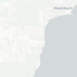 Map of pickleball courts in Washburn