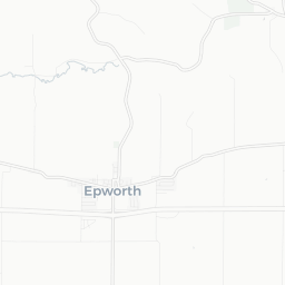 Map of pickleball courts in Epworth
