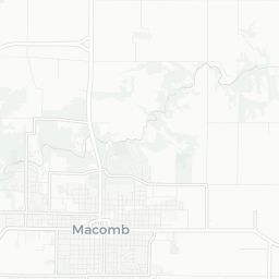 Map of pickleball courts in Macomb