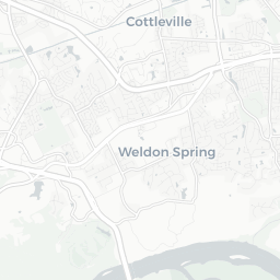 Map of pickleball courts in Cottleville