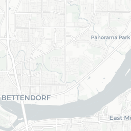 Map of pickleball courts in Bettendorf