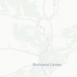 Map of pickleball courts in Richland Center