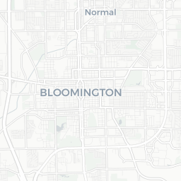 Map of pickleball courts in Normal