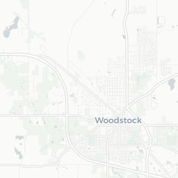 Map of pickleball courts in Woodstock