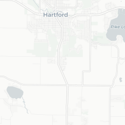 Map of pickleball courts in Hartford