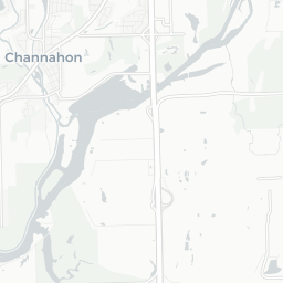 Map of pickleball courts in Channahon