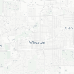 Map of pickleball courts in Glen Ellyn
