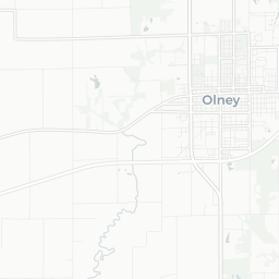Map of pickleball courts in Olney