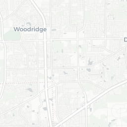Map of pickleball courts in Downers Grove