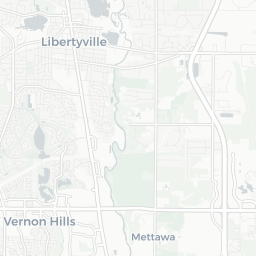 Map of pickleball courts in Vernon Hills