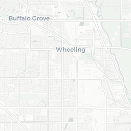 Map of pickleball courts in Buffalo Grove