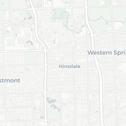 Map of pickleball courts in Westmont