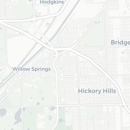 Map of pickleball courts in Bridgeview
