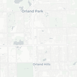 Map of pickleball courts in Orland Hills