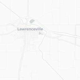 Map of pickleball courts in Lawrenceville