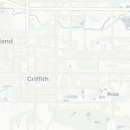 Map of pickleball courts in Griffith