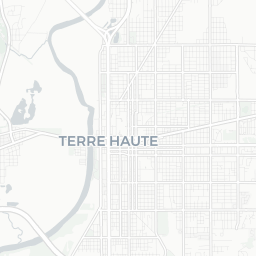 Map of pickleball courts in Terre Haute