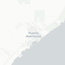 Mapa de pistas de pickleball en Puerto Aventuras