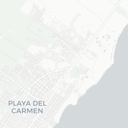 Mapa de pistas de pickleball en Playa del Carmen