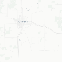 Map of pickleball courts in Orleans