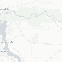 Map of pickleball courts in Manistee