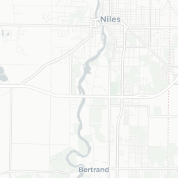 Map of pickleball courts in Bertrand Township