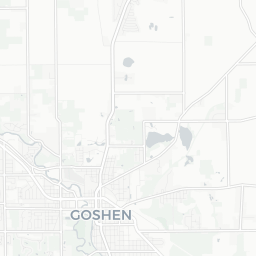 Map of pickleball courts in Goshen