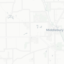 Map of pickleball courts in Middlebury