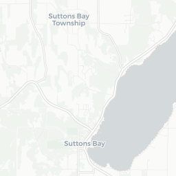 Map of pickleball courts in Suttons Bay