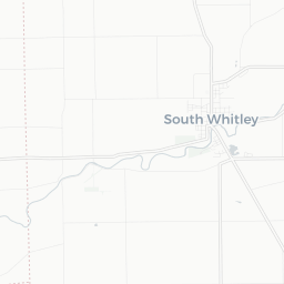Map of pickleball courts in South Whitley
