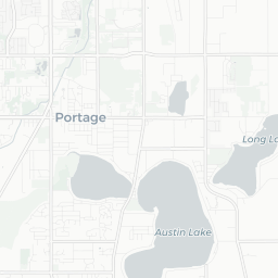 Map of pickleball courts in Portage