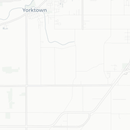 Map of pickleball courts in Yorktown