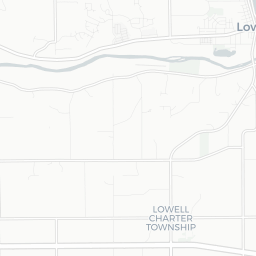Map of pickleball courts in Lowell