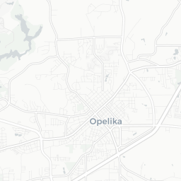 Map of pickleball courts in Opelika