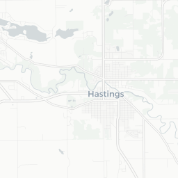 Map of pickleball courts in Hastings