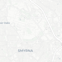 Map of pickleball courts in Smyrna