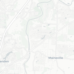 Map of pickleball courts in Mason