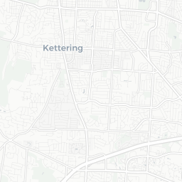 Map of pickleball courts in Kettering