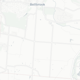 Map of pickleball courts in Bellbrook