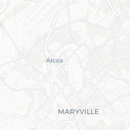 Map of pickleball courts in Alcoa