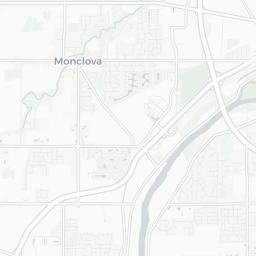 Map of pickleball courts in Monclova