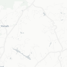 Map of pickleball courts in Yonah