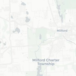 Map of pickleball courts in Milford Charter Township